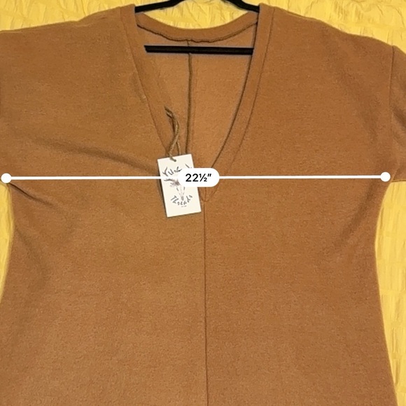 NWT - BUCKETLIST Oversized Tan/Brown Romper - Picture 4 of 8